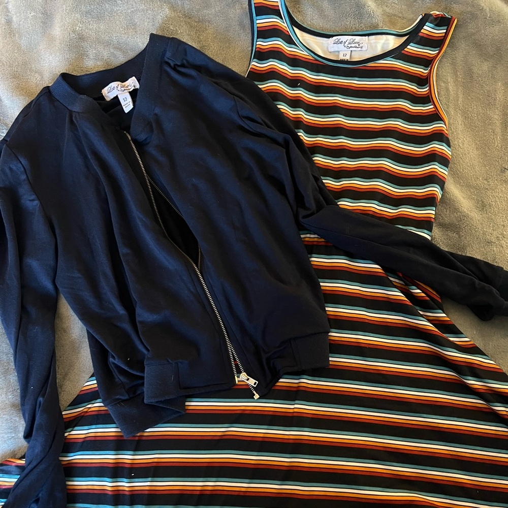 Girls Dress and matching jacket